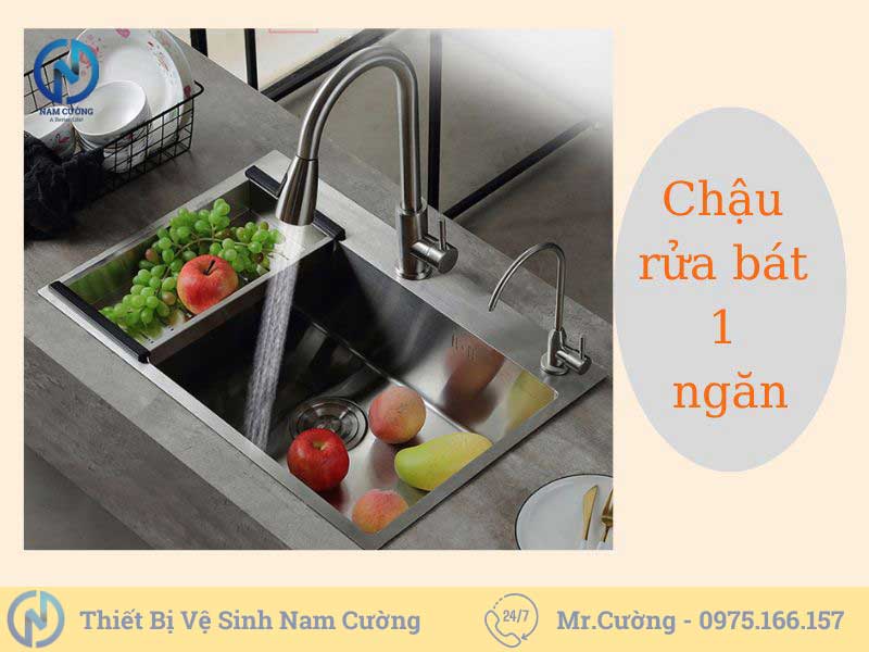 Chậu rửa bát 1 hố