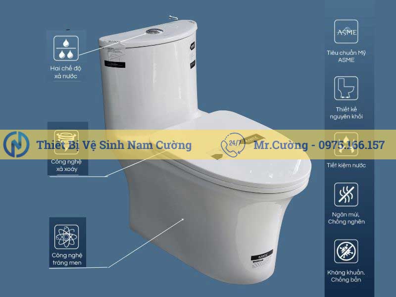 Bồn cầu 1 khối 8863