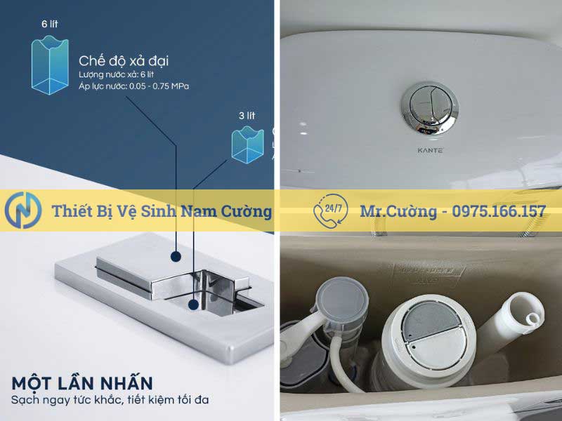 Bồn cầu 1 khối 8872