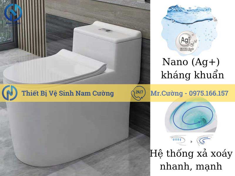 Bồn cầu 1 khối tại Hưng Hà Thái Bình