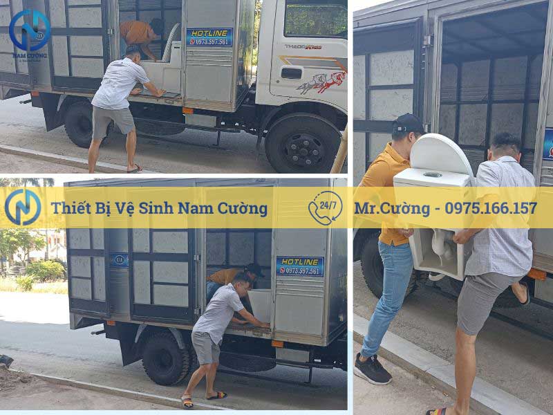 Bồn cầu 1 khối tại Hưng Hà Thái Bình