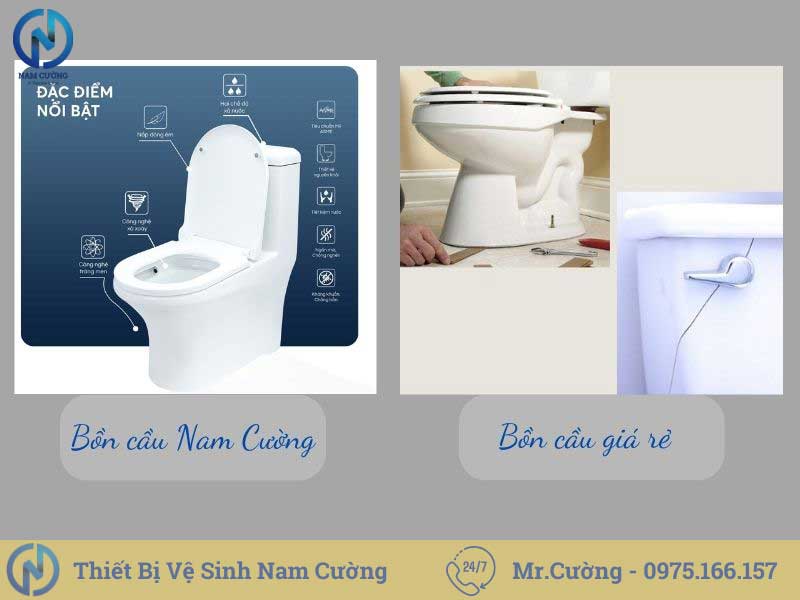 Bồn cầu giá rẻ tại Thái Bình