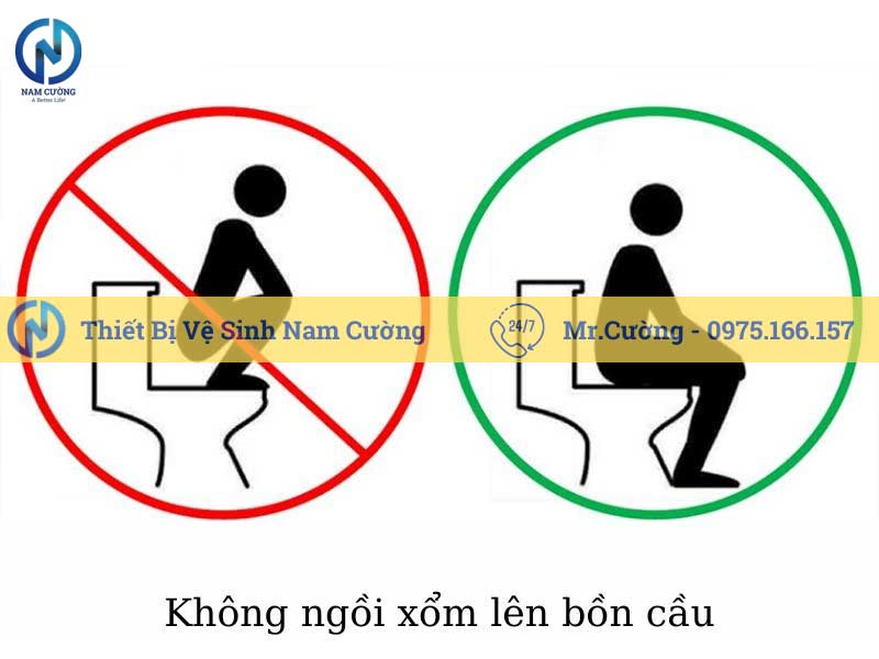 Bồn cầu ngồi bệt