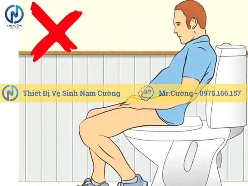 Bồn cầu ngồi bệt