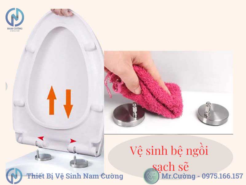 Cách tháo nắp bồn cầu