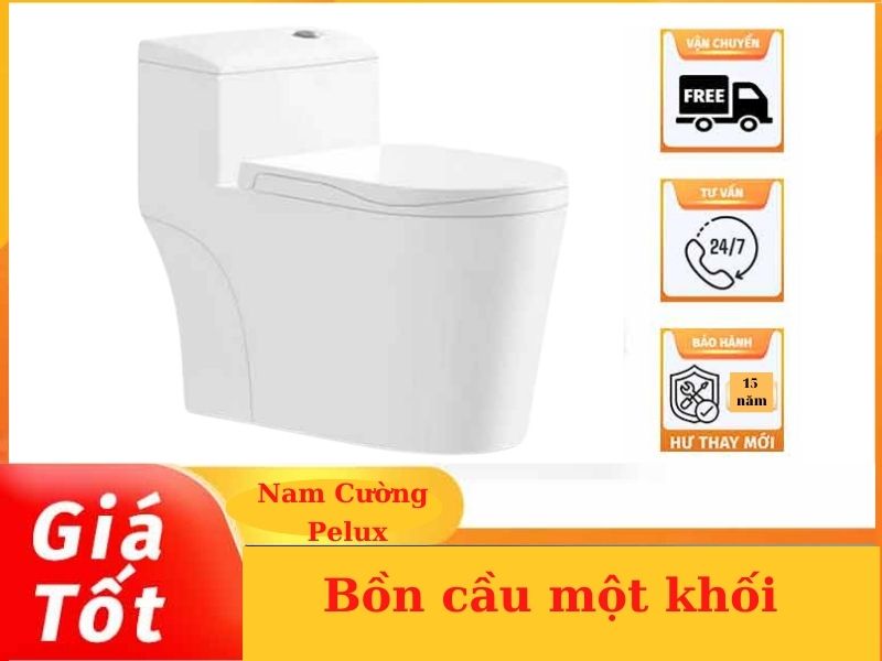 Cấu tạo bồn cầu 1 khối