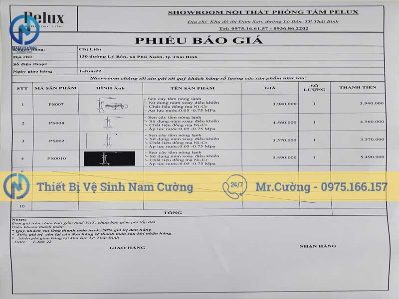 Cây sen tắm nóng lạnh giá tốt - chính hãng 2023