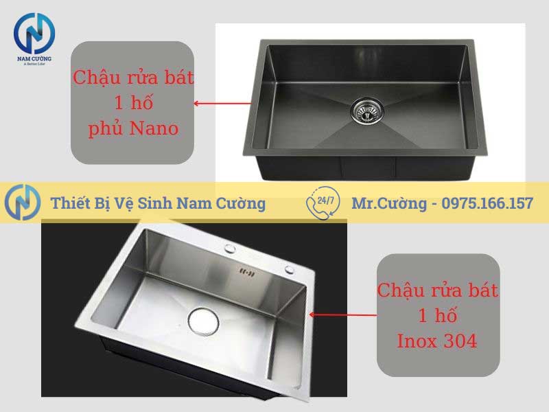 Chậu rửa bát 1 hố