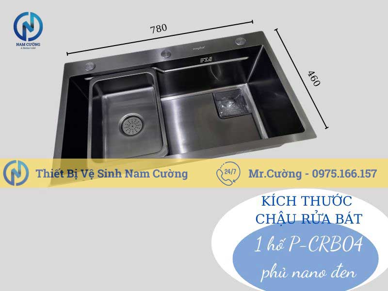 Chậu rửa bát đơn P-CRB04