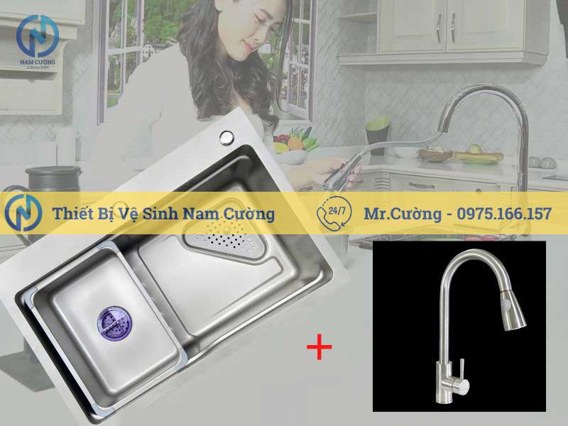 Chậu rửa bát đơn P-CRB05