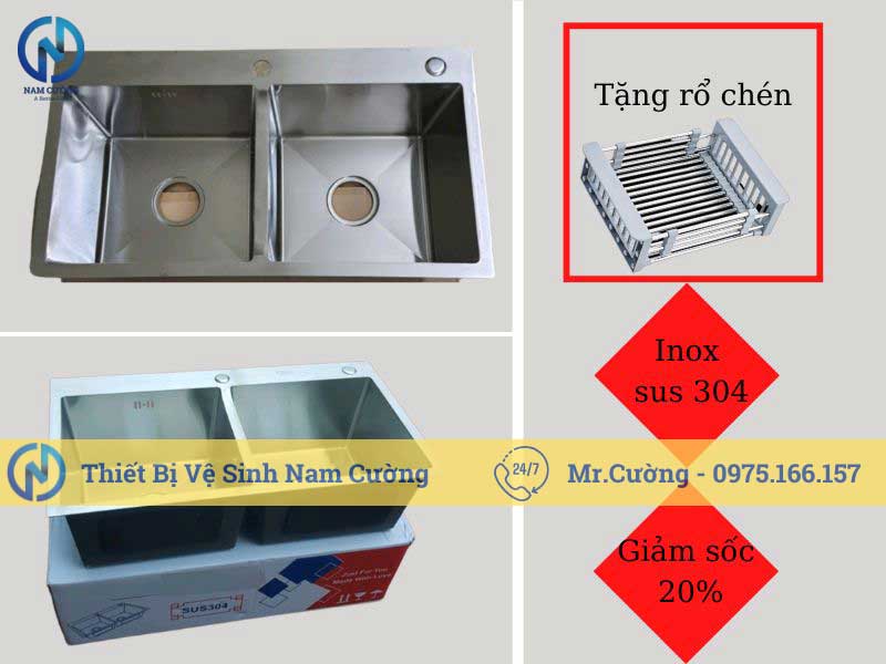 Chậu rửa bát giá rẻ