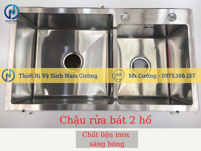 Chậu rửa bát inox 304 đúc