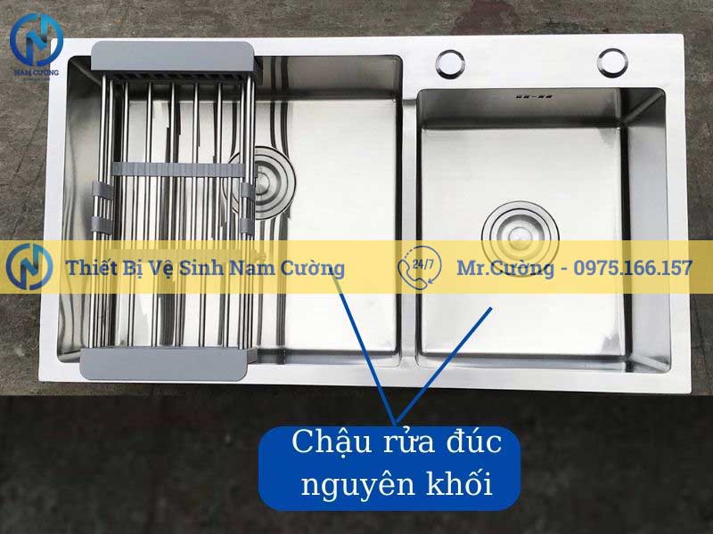 Chậu rửa bát inox 304 đúc