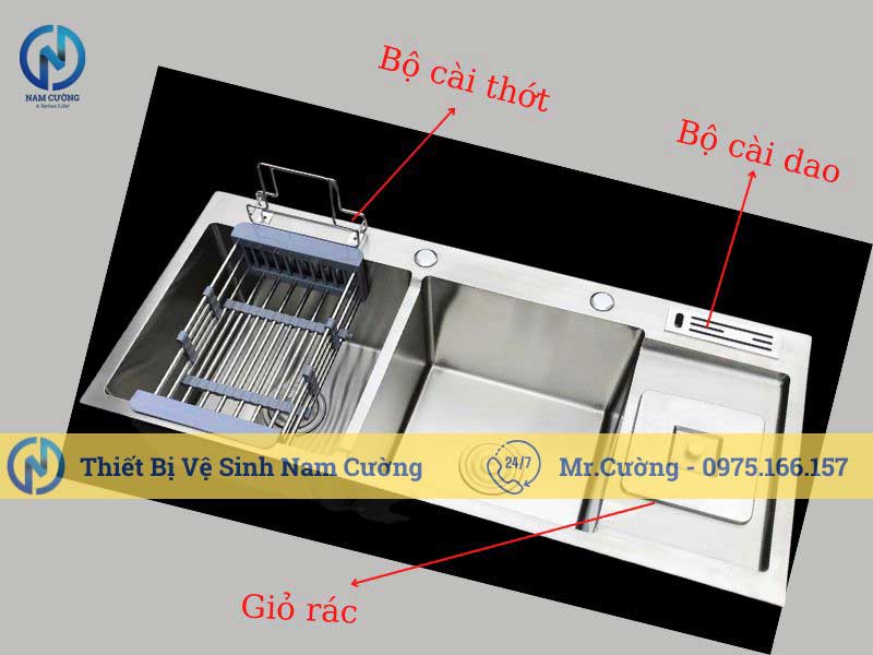 Chậu rửa bát inox 304 đúc