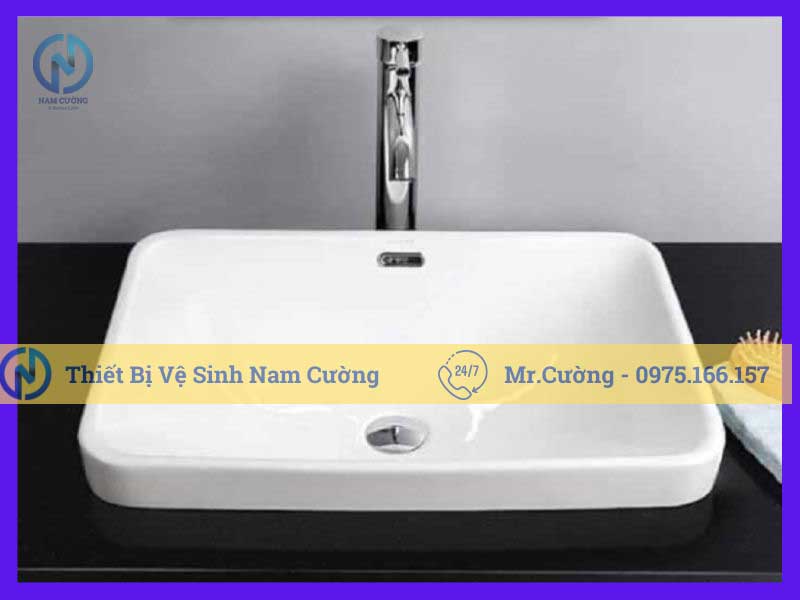 Chậu rửa mặt chậu lavabo vuông