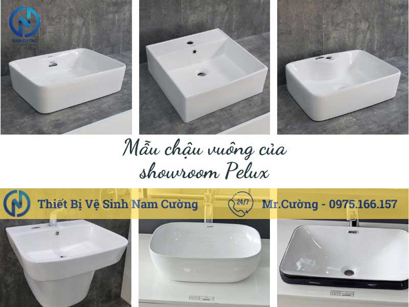 Chậu rửa mặt chậu lavabo vuông