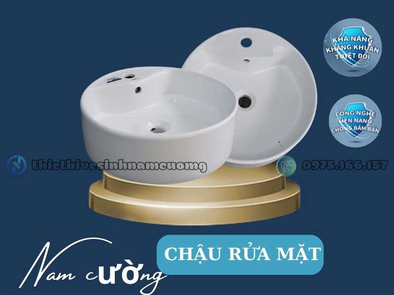 Chậu rửa mặt chính hãng, giá rẻ tại huyện Tiền Hải Thái Bình