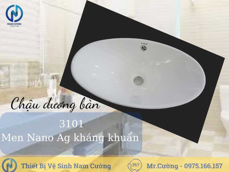 Chậu rửa mặt đặt bàn 3101