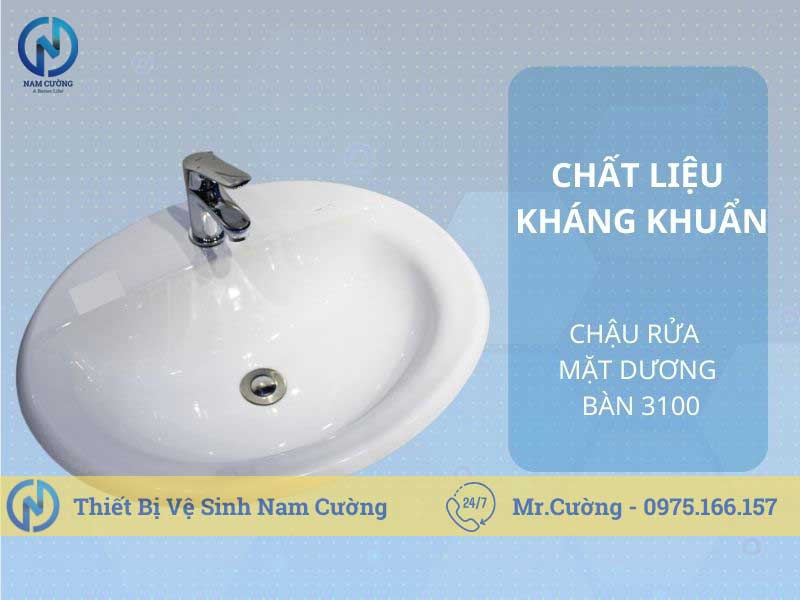 Chậu rửa mặt dương vành 3100