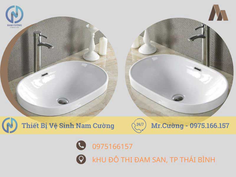 Chậu rửa mặt dương vành 3125