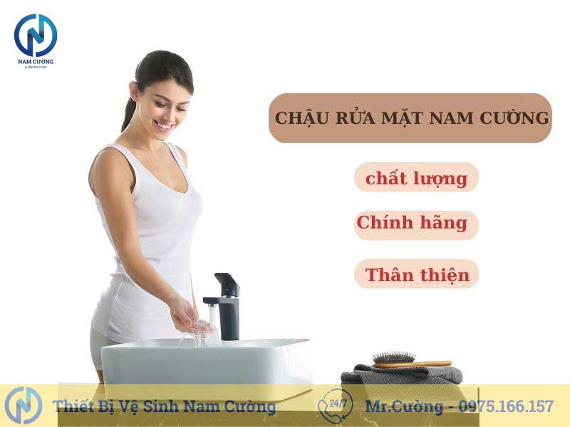 Chậu rửa mặt tại huyện Hưng Hà Thái Bình uy tín, giá rẻ