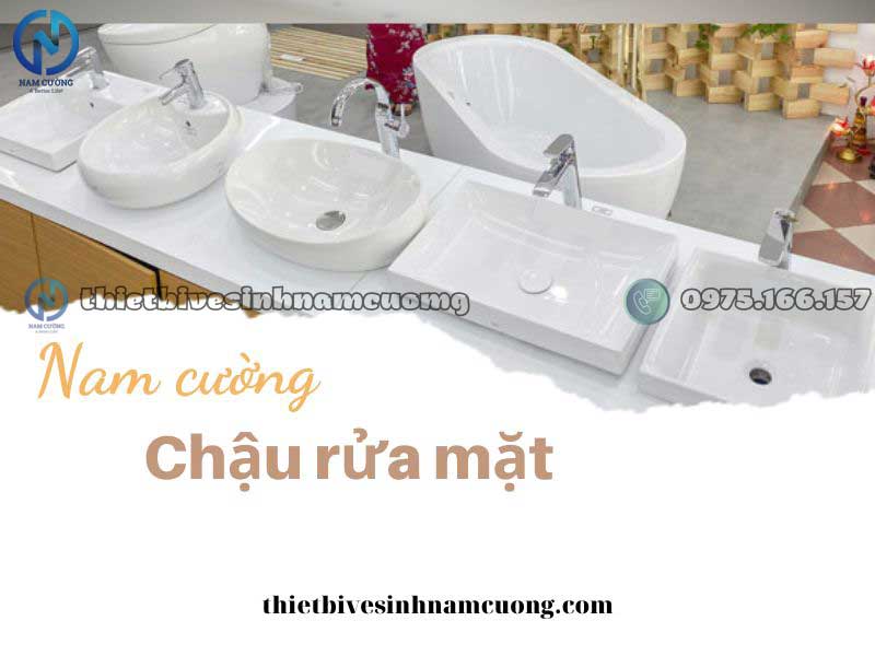 Chậu rửa mặt tại huyện Kiến Xương Thái Bình chính hãng, giá rẻ