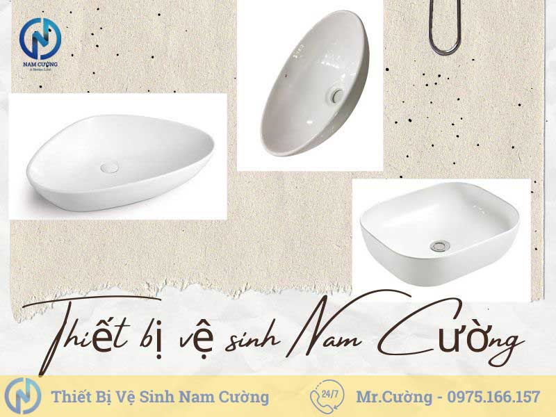 Mua chậu rửa mặt tại Thái Bình uy tín, giá rẻ