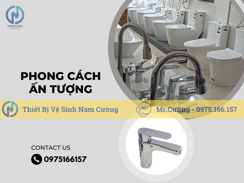 Vòi lavabo nóng lạnh p-k007